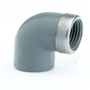 90 Degree Elbow Reinforced Plain/Threaded ABS