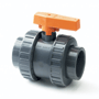 Standard Double Union UPVC Ball Valve Plain