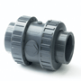 Double Union UPVC Spring Check Valve Plain