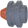 Spring Type UPVC Foot Valve Strainer Plain